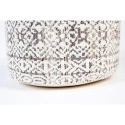 Puur Koviken Poef - Stof - Grijs -Home Decoration Store 1000074163 0103