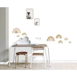 ESTAhome Muursticker - Regenboogjes - Terracotta Roze - 47,5 Cm X 66 Cm - 156113 7 ESTAhome Muursticker - Regenboogjes - Terracotta Roze - 47,5 Cm X 66 Cm - 156113 -Home Decoration Store 1000074760 0103