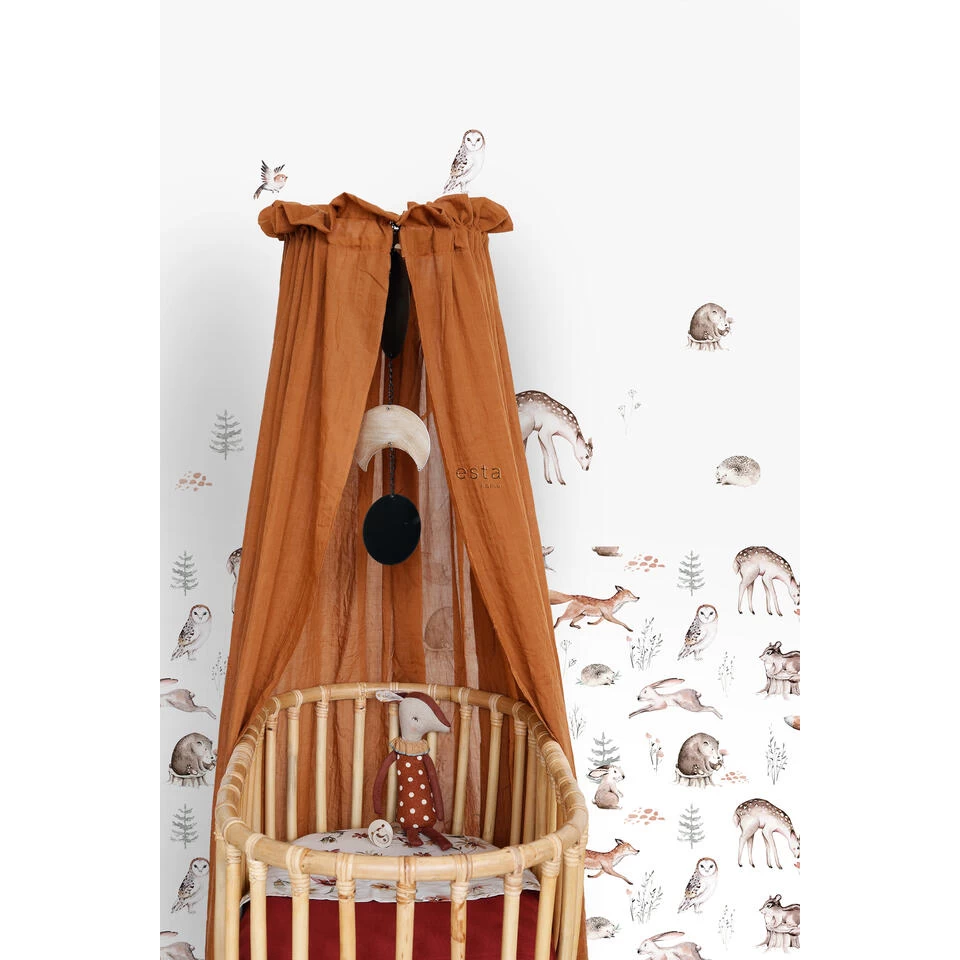 ESTAhome Muursticker - Bosdieren - Bruin - 33 Cm X 47,5 Cm - 156115 2 ESTAhome Muursticker - Bosdieren - Bruin - 33 Cm X 47,5 Cm - 156115 - Afbeelding 2