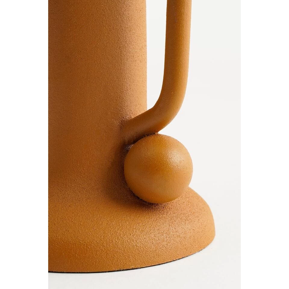 Mica Decorations Ula Kandelaar - H12 X Ø8 Cm - Metaal - Lichtbruin 3 Mica Decorations Ula Kandelaar - H12 X Ø8 Cm - Metaal - Lichtbruin - Afbeelding 3