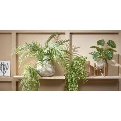 Mica Decorations Ficus Kunst Hangplant - H81 Cm - Groen -Home Decoration Store 1000076935 0103