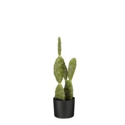 Mica Decorations Cactus Kunstplant In Bloempot - H50 X Ø25 Cm - Groen