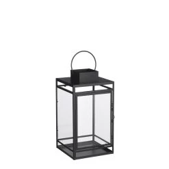 Mica Decorations Storm Lantaarn - L19,5 X B19 X H36 Cm - Zwart