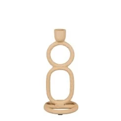 Mica Decorations Yukon Kandelaar - H21,5 X Ø9 Cm - Metaal - Terra