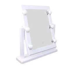 Orange85 Make-up Spiegel Led Hollywood Lampen Staand Rechthoek Wit