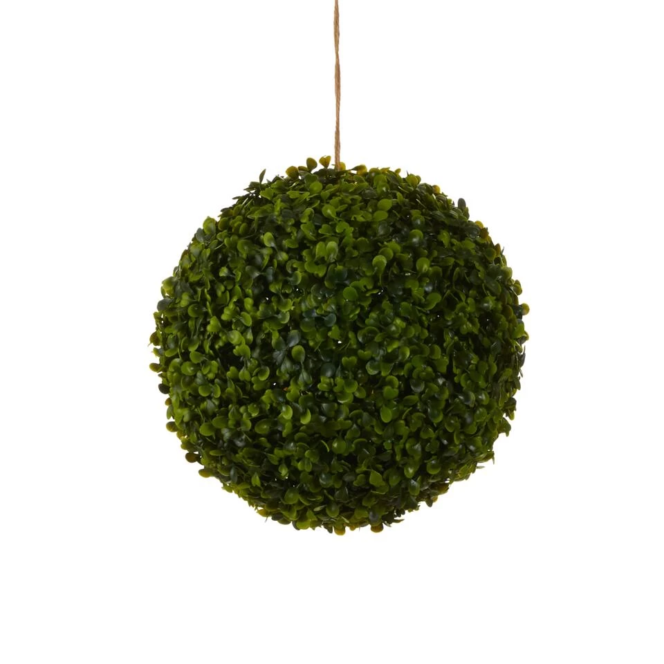 Mica Decorations Buxus Bol Kunstplant Voor Buiten - Ø28 Cm - Groen 1 Mica Decorations Buxus Bol Kunstplant Voor Buiten - Ø28 Cm - Groen