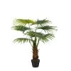 Mica Decorations Waaierpalm Kunstplant - H120 X Ø80 Cm - Groen
