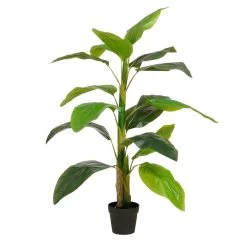 Mica Decorations Strelitzia Kunstplant - H150 X Ø40 Cm - Groen