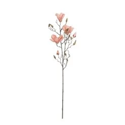 Mica Decorations Magnolia Kunstbloem - H88 Cm - Perzik