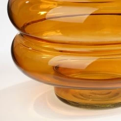 Mica Decorations Lino Vaas - H23 X Ø18 Cm - Glas - Bruin 6 Mica Decorations Lino Vaas - H23 X Ø18 Cm - Glas - Bruin -Home Decoration Store 1000079105 0102