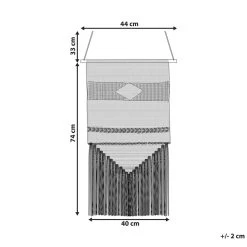 Beliani Wanddecoratie DASKA - Beige Katoen -Home Decoration Store 1000079490 0103