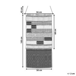 Beliani Wanddecoratie MURIDKE - Beige Katoen 6 Beliani Wanddecoratie MURIDKE - Beige Katoen -Home Decoration Store 1000079491 0102
