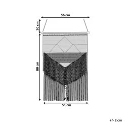 Beliani Wanddecoratie DADU - Bruin Katoen -Home Decoration Store 1000079494 0102
