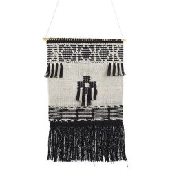 Beliani Wanddecoratie LARKANA - Beige Katoen