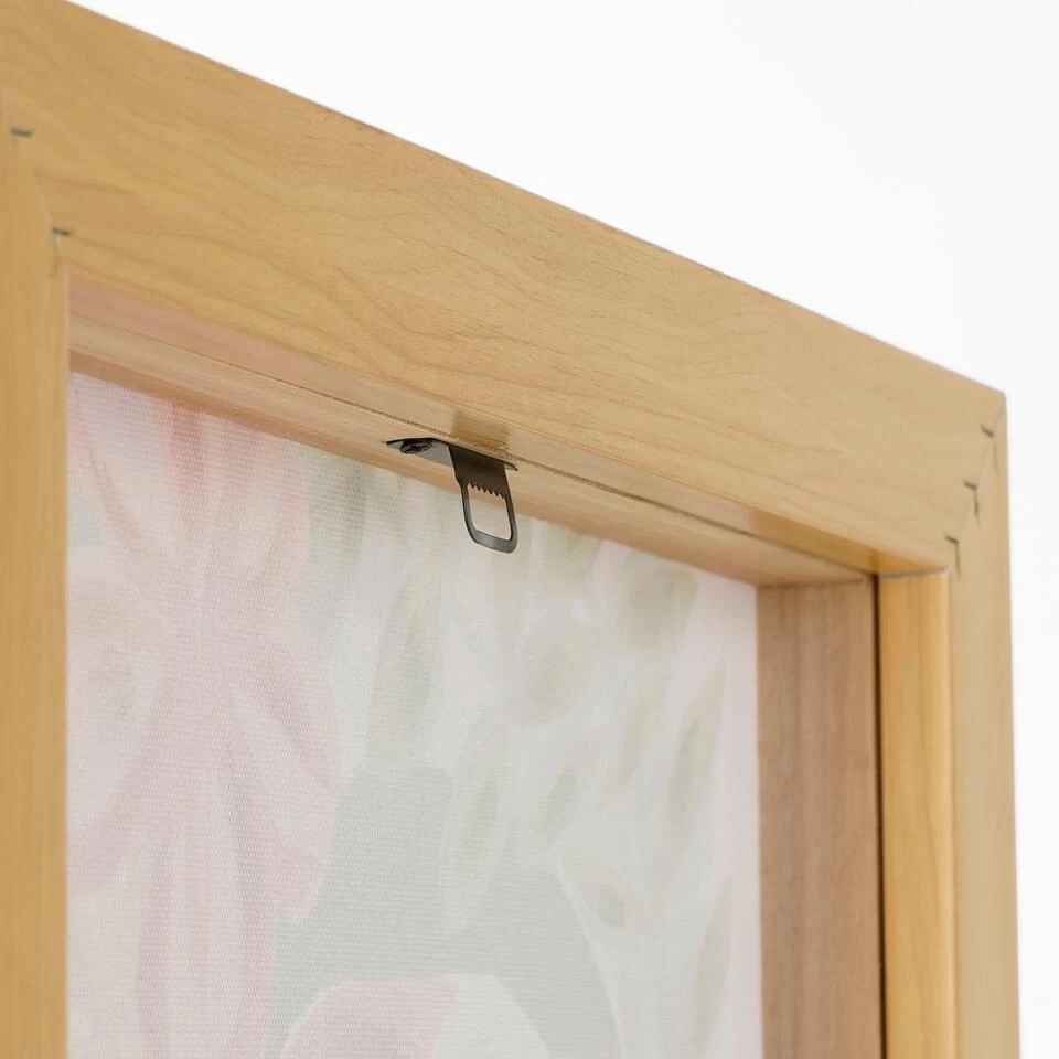 Mica Decorations Camelia Muurdecoratie - L40 X H50 Cm - Canvas 3 Mica Decorations Camelia Muurdecoratie - L40 X H50 Cm - Canvas - Afbeelding 3