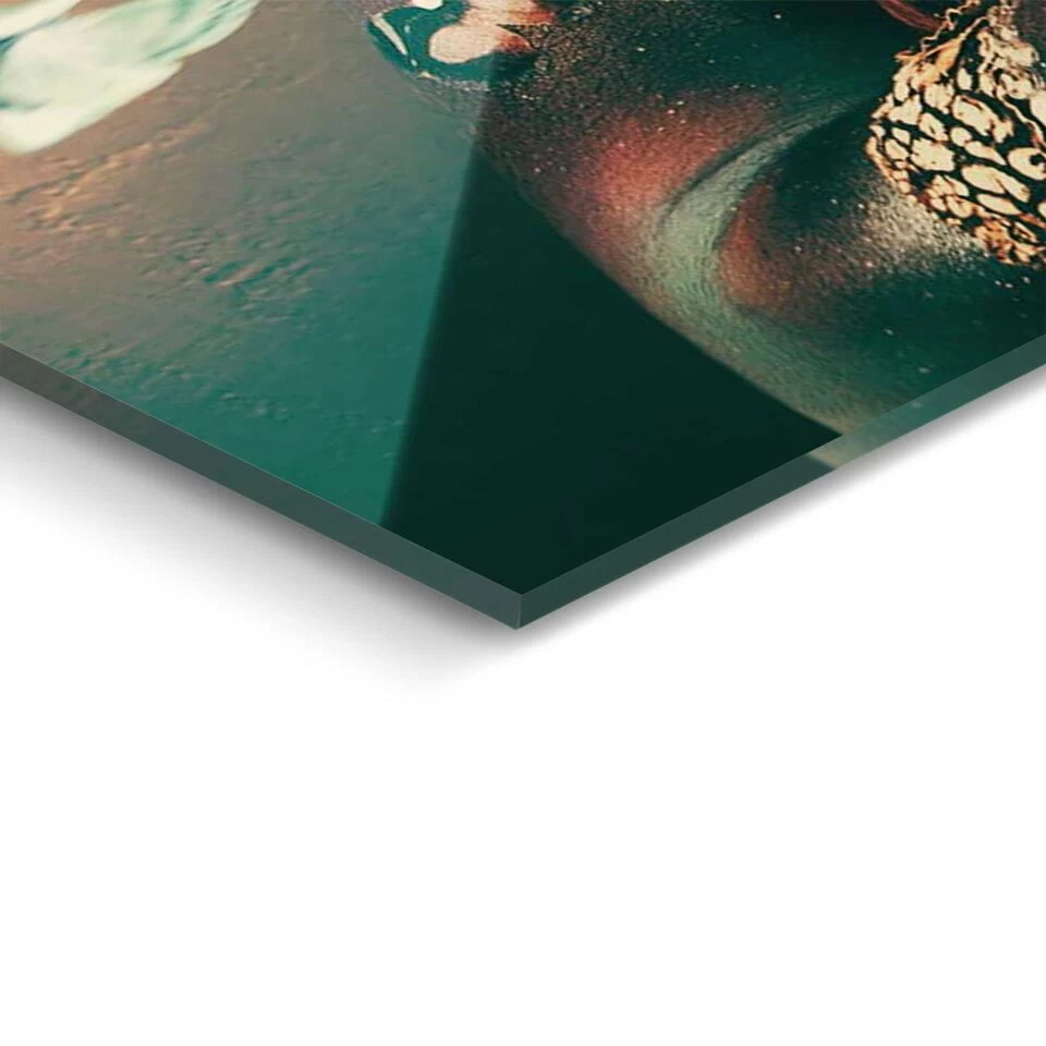 Glasschilderij Jaime Ibarra - Bohemian Chic 78x116 Cm Oranje 4 Glasschilderij Jaime Ibarra - Bohemian Chic 78x116 Cm Oranje - Afbeelding 4