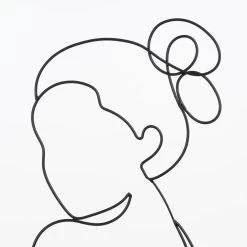 Mica Decorations Shade Muurdecoratie - L40 X H50 Cm - Metaal - Zwart -Home Decoration Store 1000082701 0102