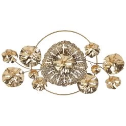 Beliani Wanddecoratie CHROMIUM - Goud Ijzer