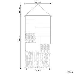 Beliani Wanddecoratie HANGU - Beige Katoen -Home Decoration Store 1000083860 0103