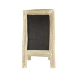 Orange85 Schoolbord Krijtbord Staand Zwart 70x40x37cm Hout Tekenbord