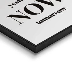 Schilderij Now 50x50 Cm Zwart-Wit -Home Decoration Store 1000085522 0103