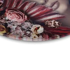 Glasschilderij Vleugels Ø 50 Cm Roze -Home Decoration Store 1000085528 0103