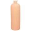 Jodeco Bloemenvaas Avignon - Fles Model - Glas Mat Zalm Roze - H33xD11 Cm