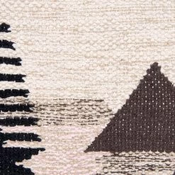 Beliani Wanddecoratie SANGAR - Zwart Katoen -Home Decoration Store 1000086446 0104