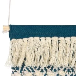 Beliani Wanddecoratie NADRA - Blauw Katoen 7 Beliani Wanddecoratie NADRA - Blauw Katoen -Home Decoration Store 1000086448 0104