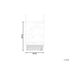 Beliani Wanddecoratie SADDA - Multicolor Katoen -Home Decoration Store 1000086454 0103