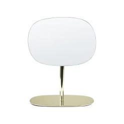 Beliani Make-up Spiegel CHARENTE - Goud Metaal
