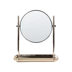 Beliani Make-up Spiegel FINISTERE - Goud Ijzer, Glas