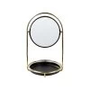 Beliani Make-up Spiegel INDRE - Goud Ijzer, Glas