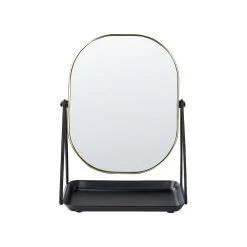 Beliani Make-up Spiegel CORREZE - Goud Metaal