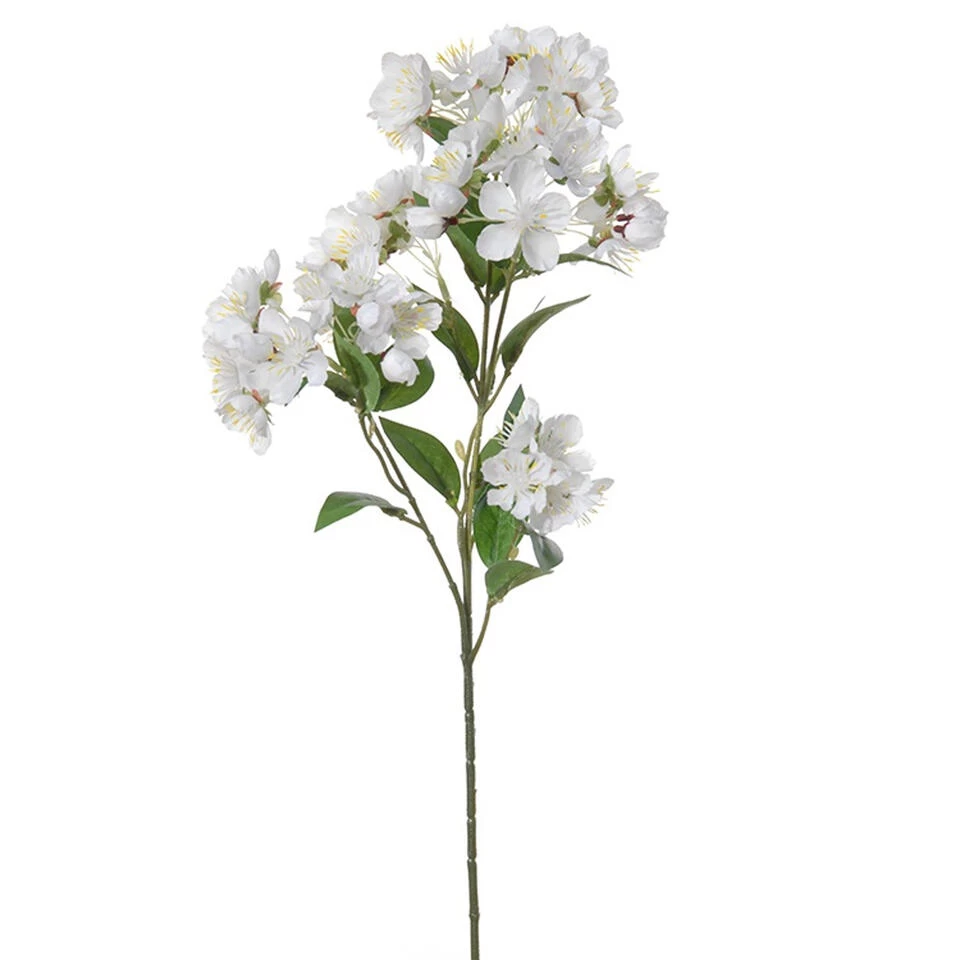 Louis Maes Bloesem Kunstbloem/tak - Wit - 60 Cm - Appelbloesem 1 Louis Maes Bloesem Kunstbloem/tak - Wit - 60 Cm - Appelbloesem