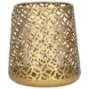 Countryfield Luxe Theelichthouder - Metaal - Goud - D14 X H15 Cm