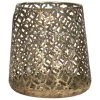 Countryfield Luxe Theelichthouder - Metaal - Brons - D14 X H15 Cm