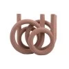 PRESENT TIME Kandelaar Rings - Terracotta Oranje - 38x14,5x30 Cm
