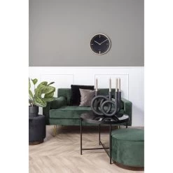 PRESENT TIME Kandelaar Rings - Polyresin - Zwart - 38x14,5x30cm -Home Decoration Store 1000087963 0110