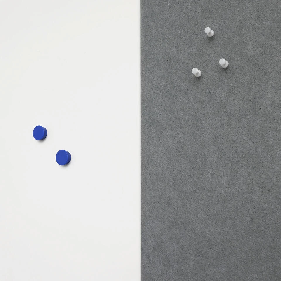 Akoestisch Wandpaneel PET-vilt - 100x100 Cm - Grijs 2 Akoestisch Wandpaneel PET-vilt - 100x100 Cm - Grijs - Afbeelding 2