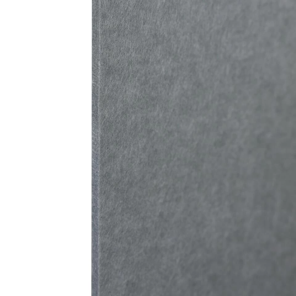 Akoestisch Wandpaneel PET-vilt - 100x100 Cm - Grijs 3 Akoestisch Wandpaneel PET-vilt - 100x100 Cm - Grijs - Afbeelding 3