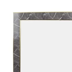 Orange85 Passpiegel Zwart Marmerlook Staande Spiegel 44x126cm Kinderkamer -Home Decoration Store 1000089050 0111