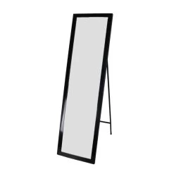 MISOU Passpiegel Zwart Staande Spiegel 35x125cm