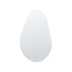 Beliani Wandspiegel AUBAGNE - Zilver Glas