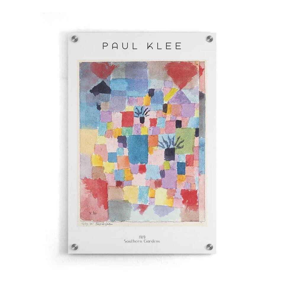 Walljar - Paul Klee - Southern Gardens - Poster Met Lijst / 70 X 100 Cm 4 Walljar - Paul Klee - Southern Gardens - Poster Met Lijst / 70 X 100 Cm - Afbeelding 4