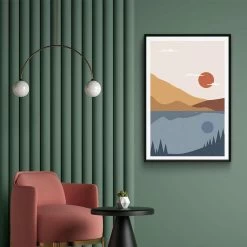 Walljar - Desert Waters - Poster Met Lijst / 70 X 100 Cm 7 Walljar - Desert Waters - Poster Met Lijst / 70 X 100 Cm -Home Decoration Store 1000091256 0103