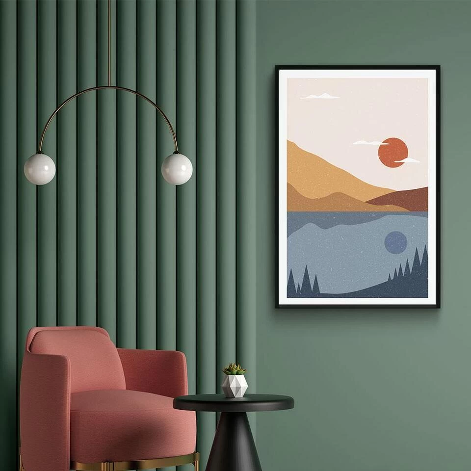 Walljar - Desert Waters - Poster Met Lijst / 70 X 100 Cm 4 Walljar - Desert Waters - Poster Met Lijst / 70 X 100 Cm - Afbeelding 4