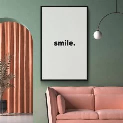Walljar - Smile - Poster Met Lijst / 70 X 100 Cm 6 Walljar - Smile - Poster Met Lijst / 70 X 100 Cm -Home Decoration Store 1000091259 0102