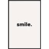 Walljar - Smile - Poster Met Lijst / 70 X 100 Cm