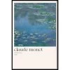 Walljar - Claude Monet - Water Lelies - Poster Met Lijst / 70 X 100 Cm